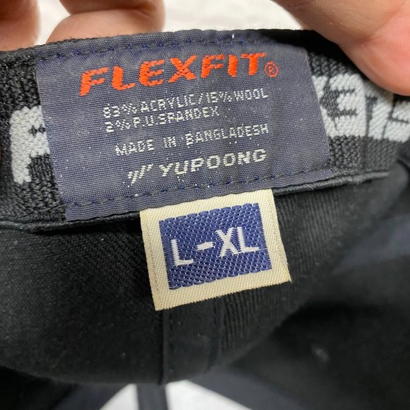 Baseball Hat Cap Stretch Fit L-XL YUPOONG Fort Mac Strong Flex Fit Embroidered - Picture 8 of 9